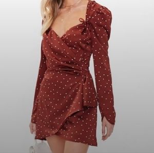 3 for $15: Polka dot dress long sleeve